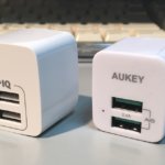 USB急速充電器 Anker PowerPort mini と AUKEY PA-U32 を比べてみる。