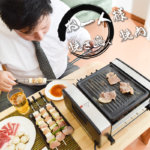 サンコーの新製品「焼き物大将」は焼肉も焼き鳥も同時焼き出来る優れもの！