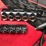 5連のシガーソケットで、デジタル機器の充電を簡単に！